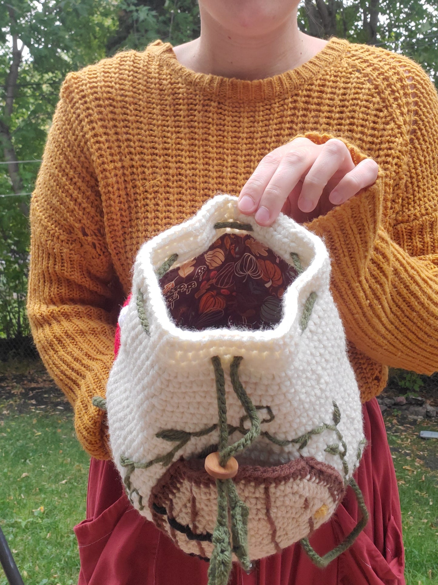 Mushroom Backpack Pattern