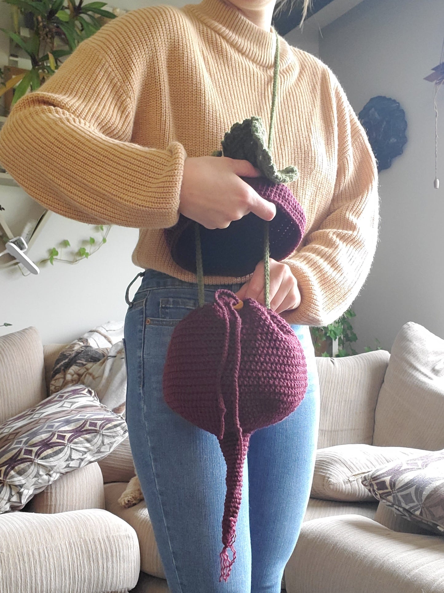 Beet Crossbody Bag Pattern