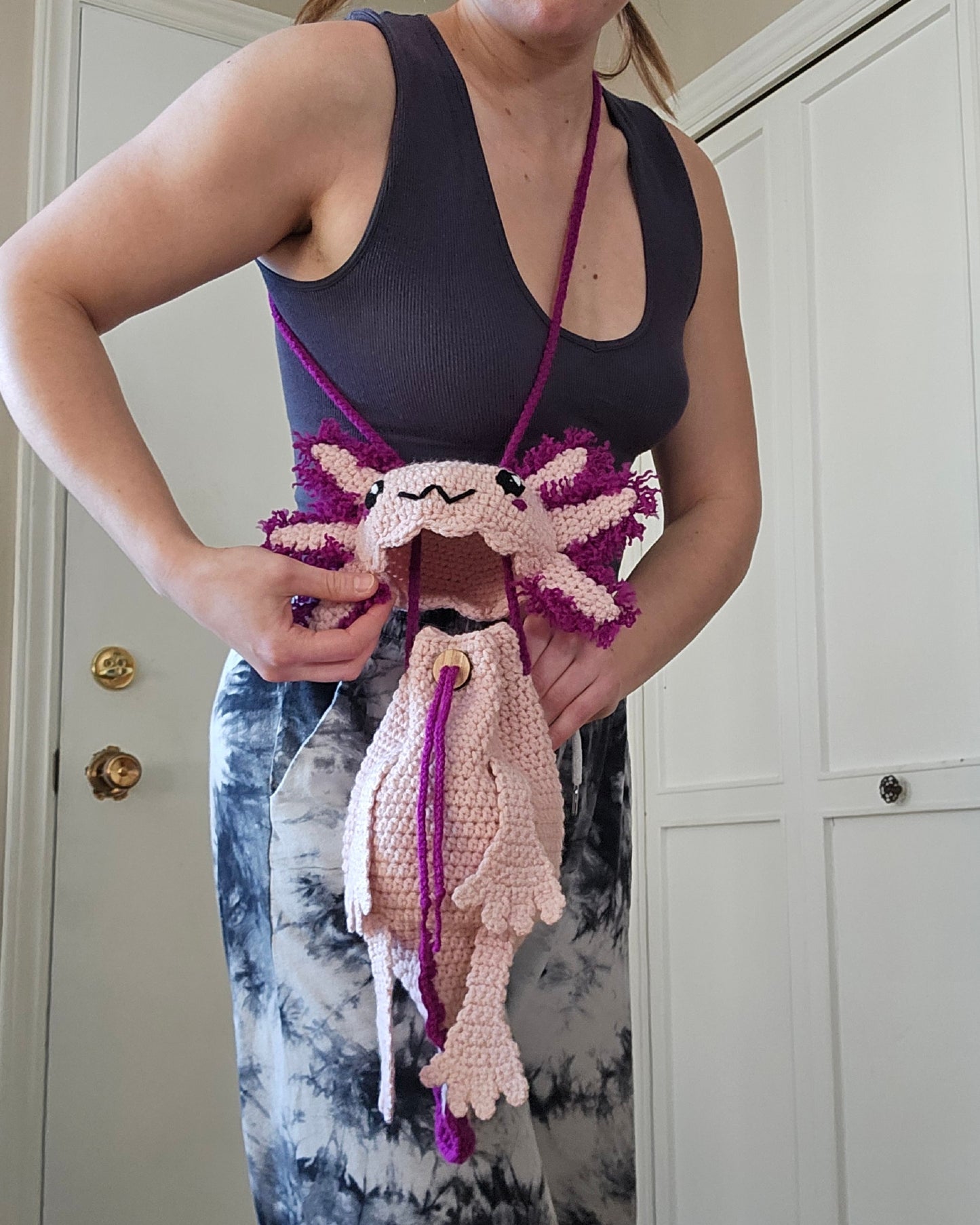 Axolotl Crossbody Bag Pattern