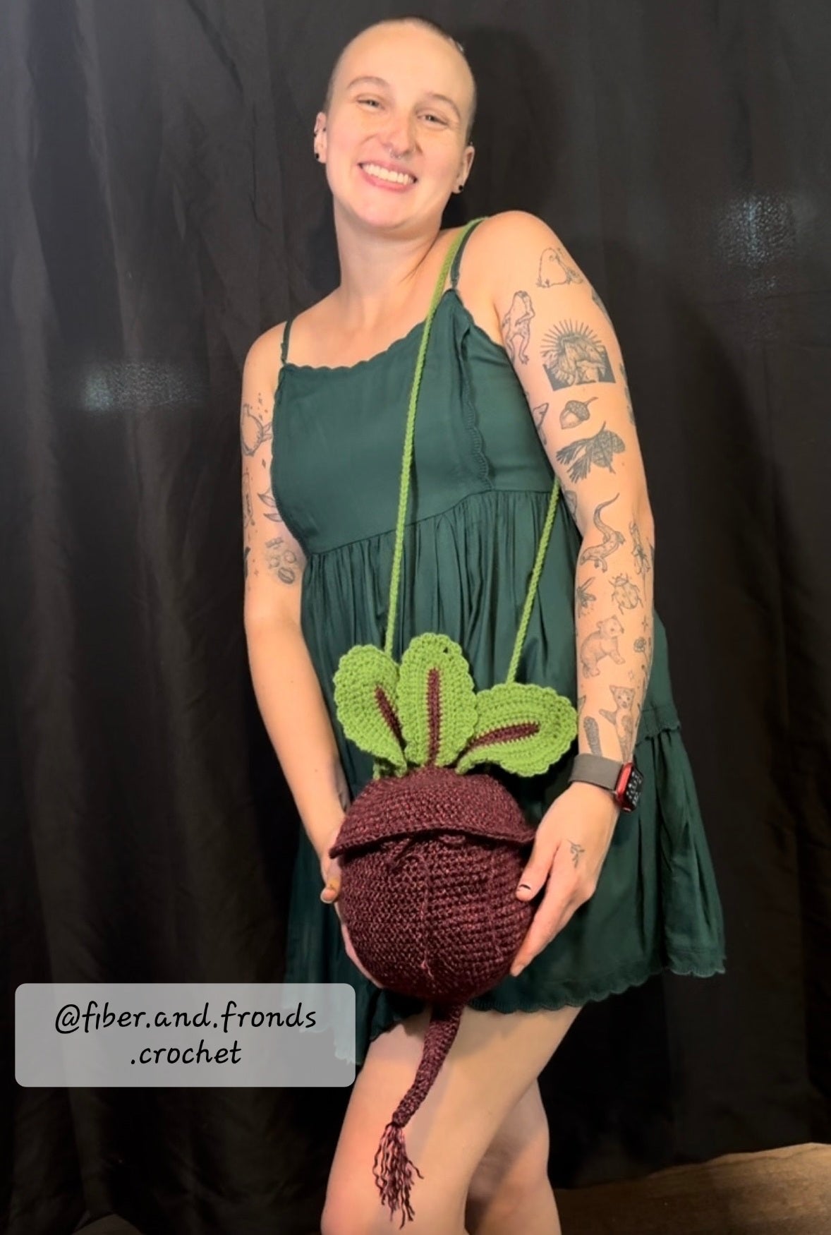 Beet Crossbody Bag Pattern