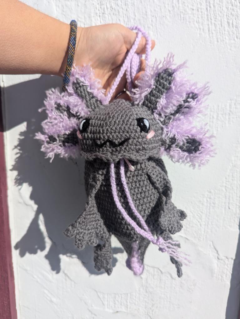 Axolotl Crossbody Bag Pattern