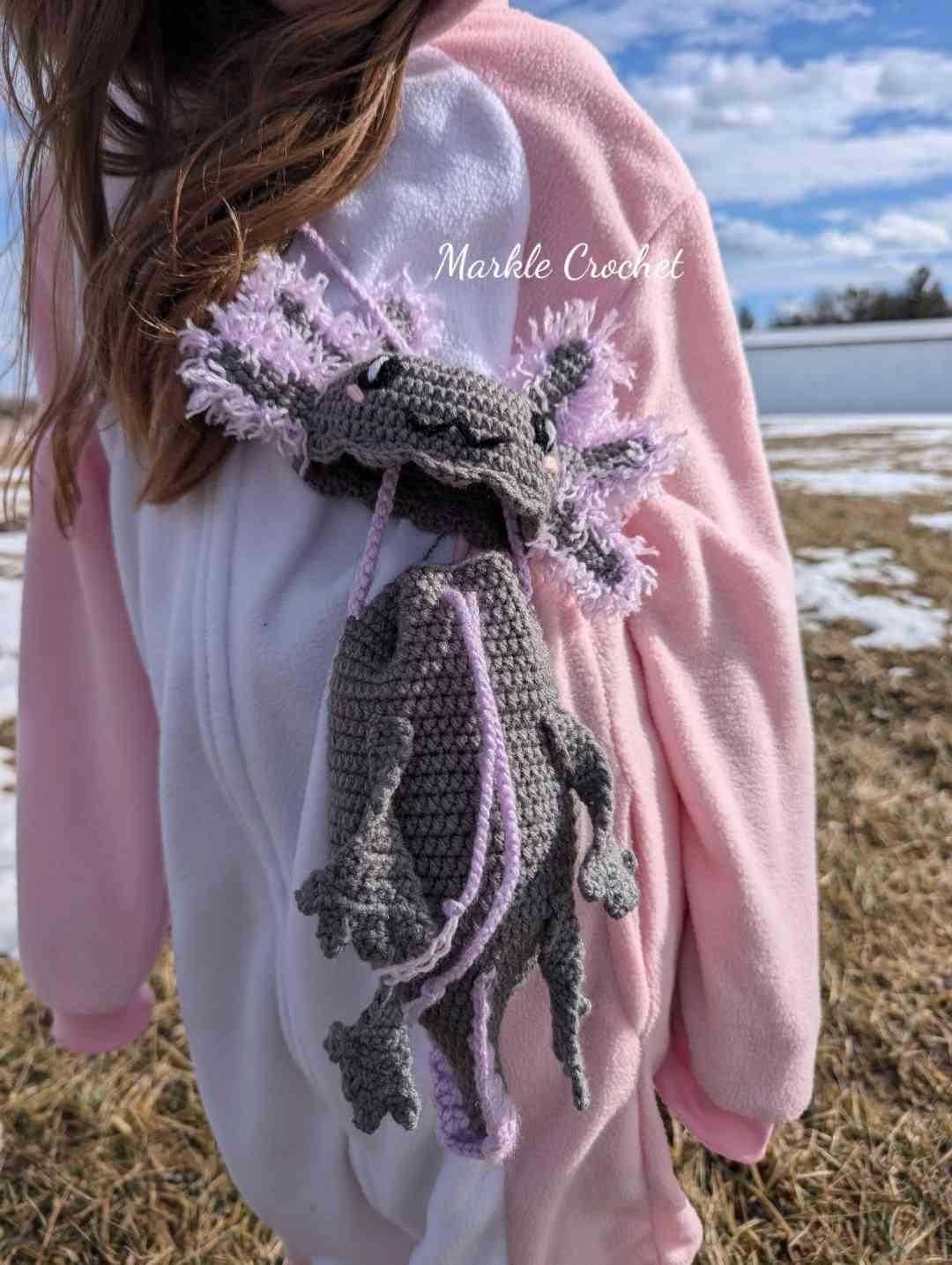 Axolotl Crossbody Bag Pattern