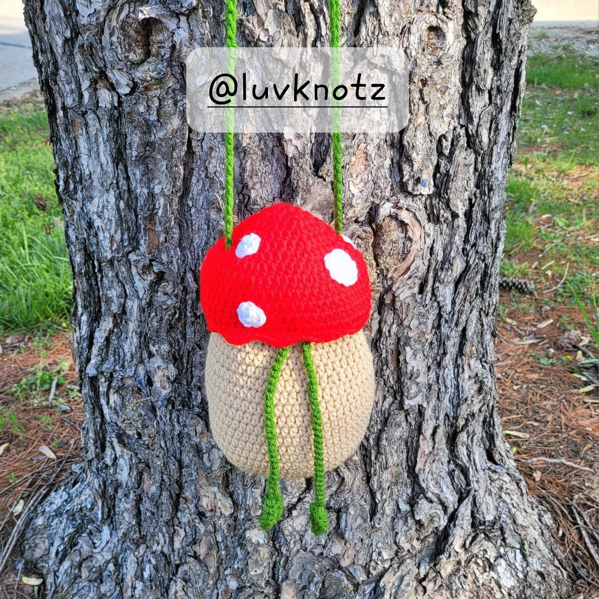 Mushroom Crossbody Bag Pattern