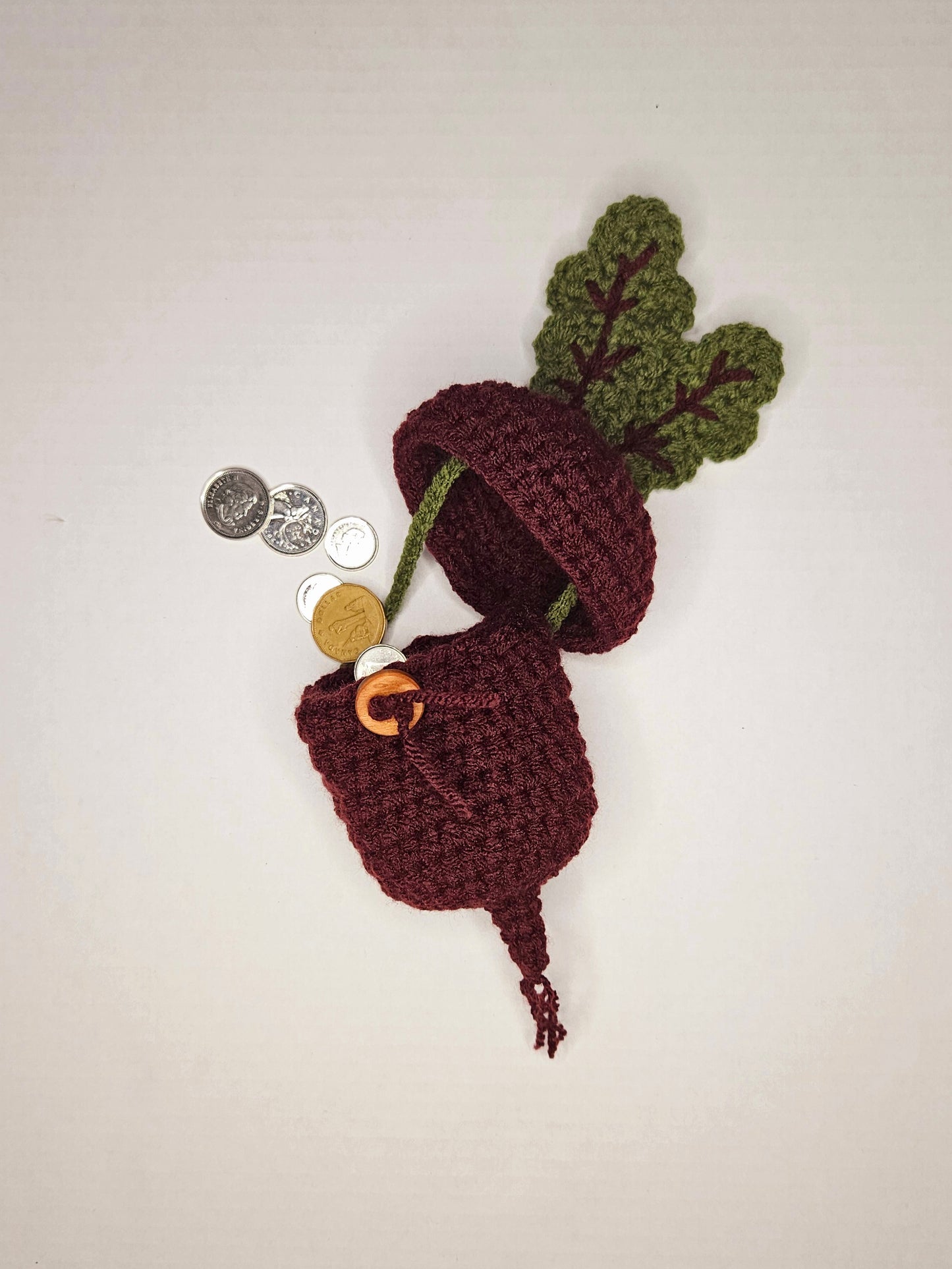 Beet Change Purse Pattern