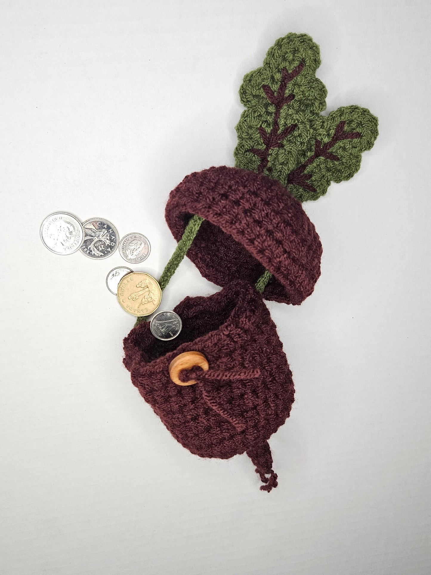 Beet Change Purse Pattern