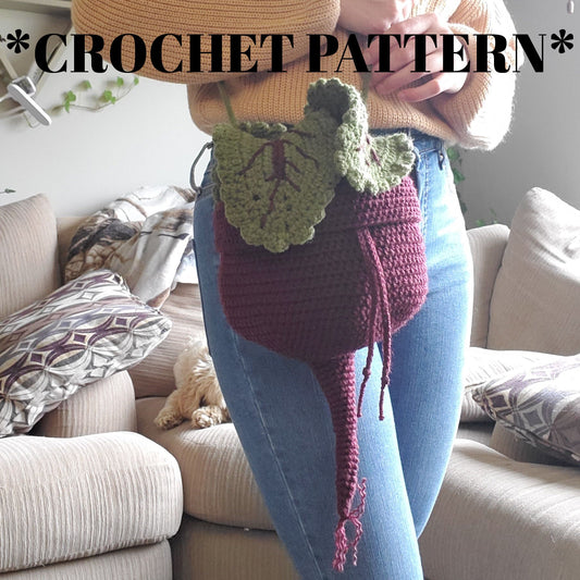 Beet Crossbody Bag Pattern