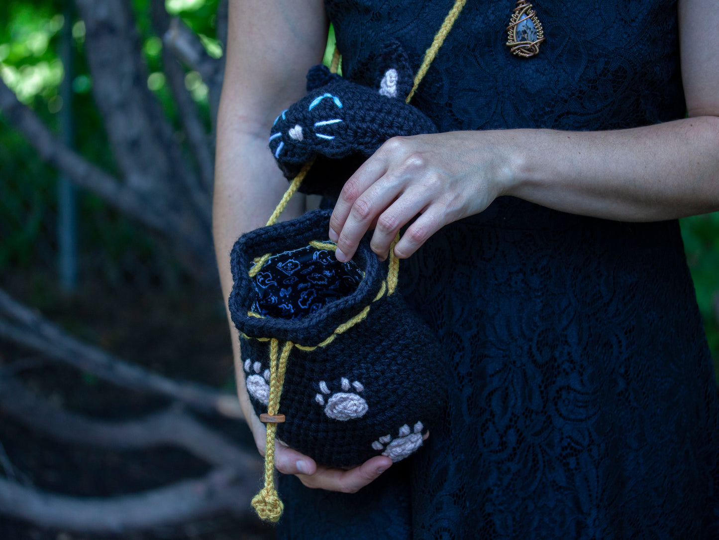 Black Cat Crossbody Bag Pattern