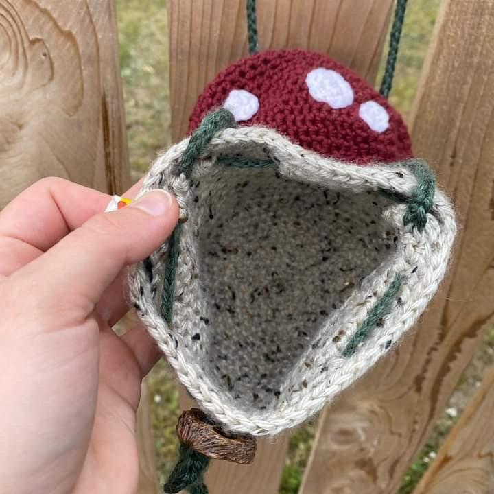 Mushroom bag crochet pattern hot sale