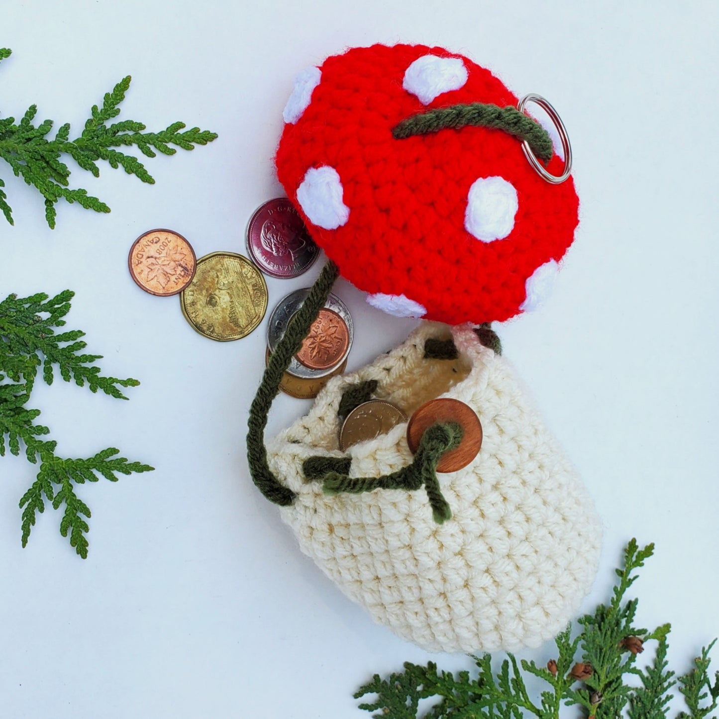 Mushroom Change Purse Pattern