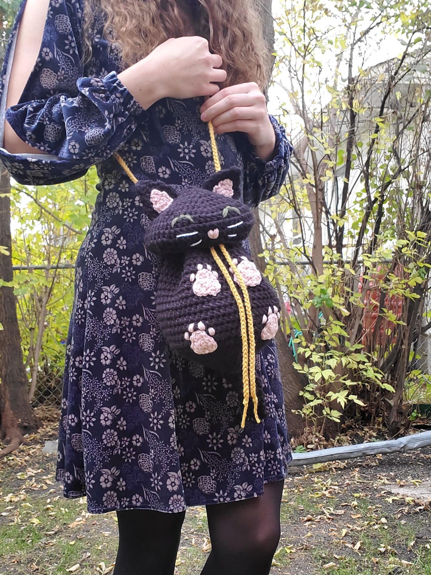 Black Cat Crossbody Bag Pattern